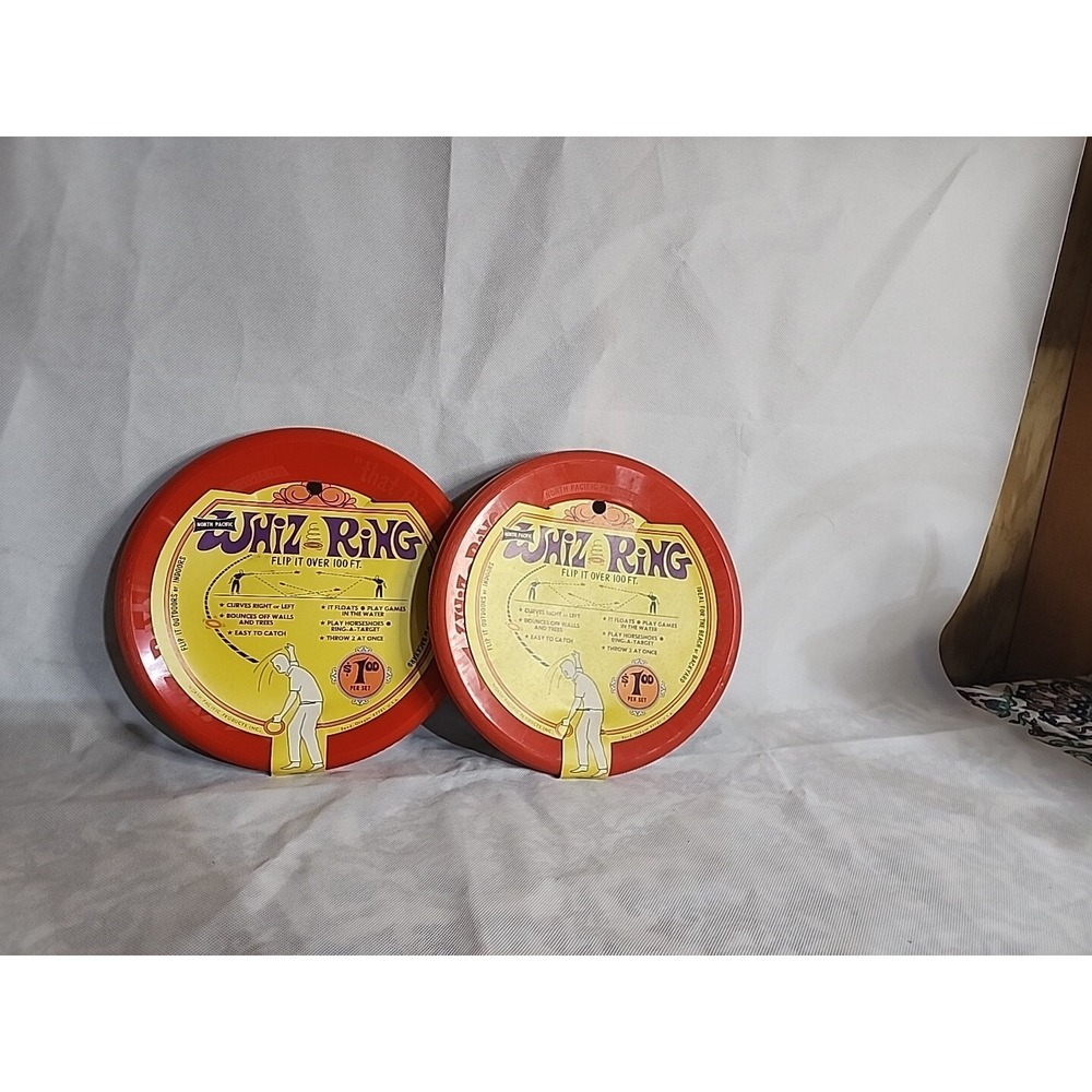 Vintage North Pacific Mini Whiz Ring 1970s Bend, Oregon Mint NOS Lot of 3 Colors